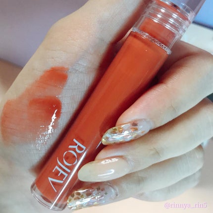 LIP PLUMPER GLAZE TINT/ROJEV/口紅を使ったクチコミ(5枚目)