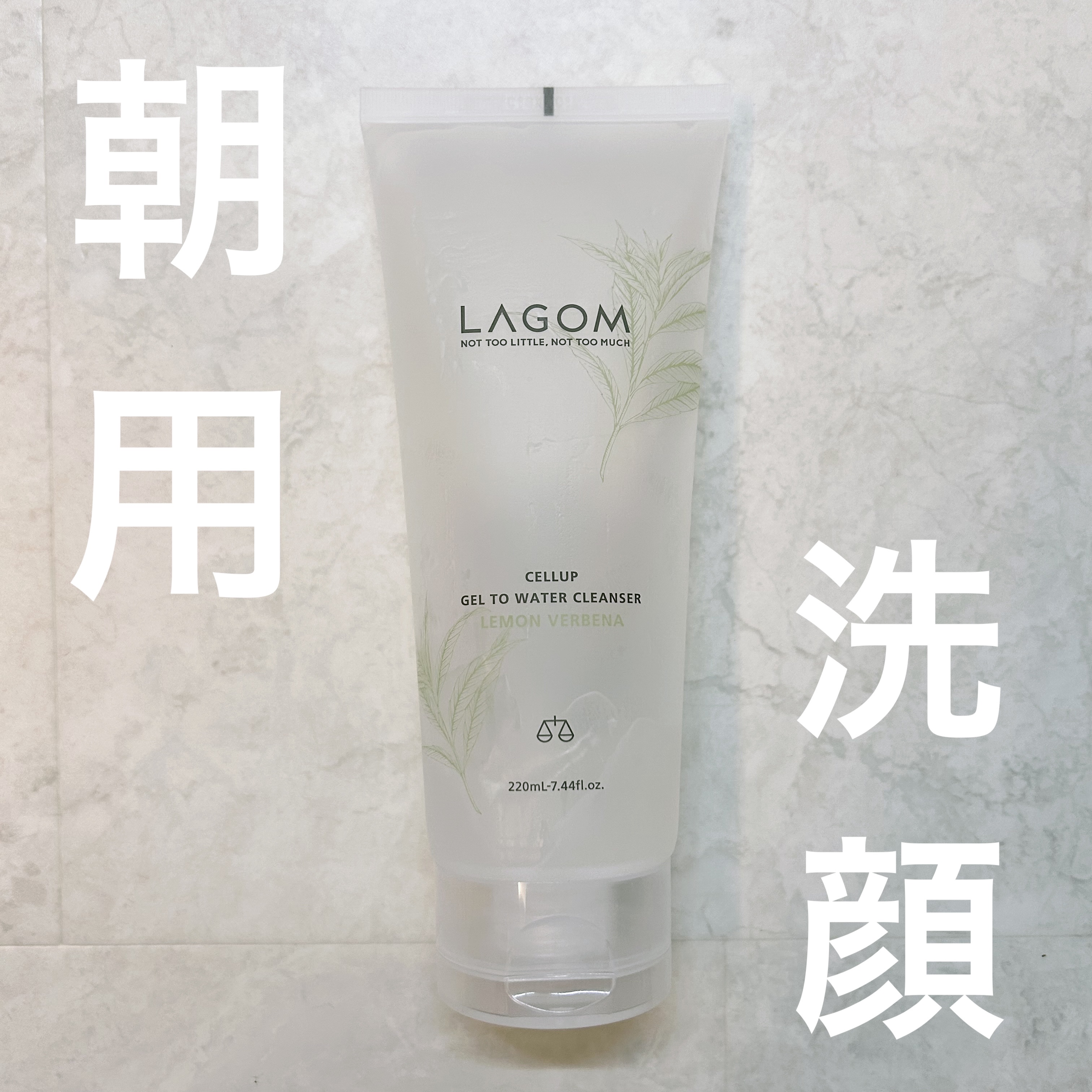 ラゴム ジェルトゥウォーター クレンザー(LV)(朝用洗顔)/LAGOM /その他洗顔料を使ったクチコミ（1枚目）
