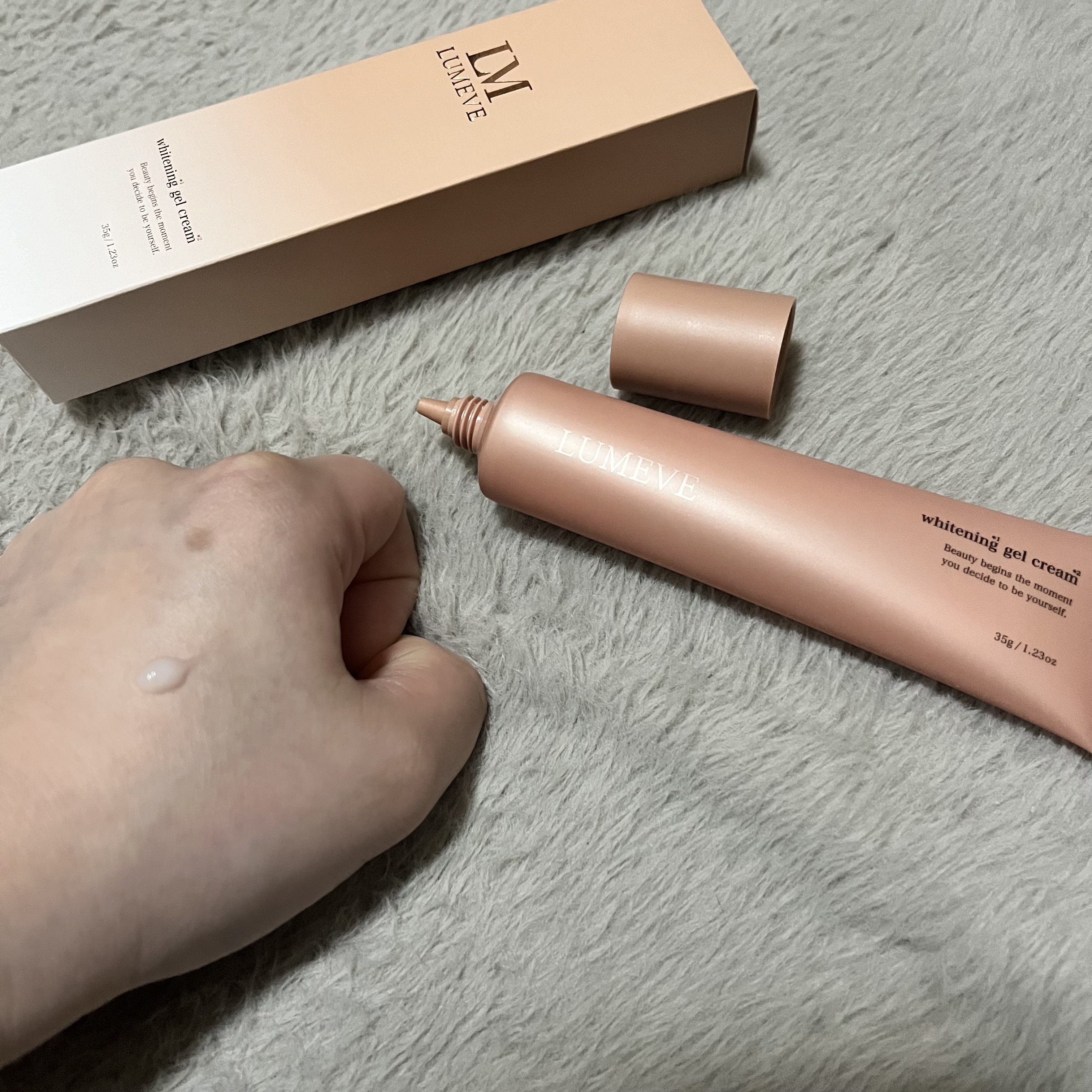 LUMEVEホワイトニングゲルクリーム/LUMEVE/デリケートゾーンケアを使ったクチコミ（2枚目）