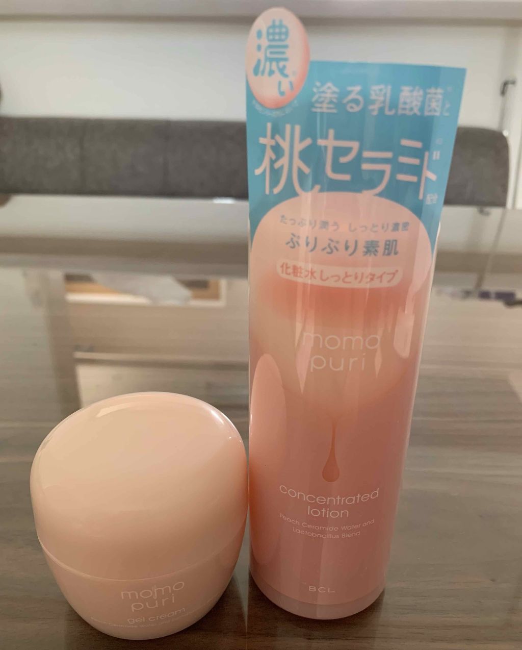 潤いジェルクリーム/ももぷり/オールインワン化粧品を使ったクチコミ(1枚目)