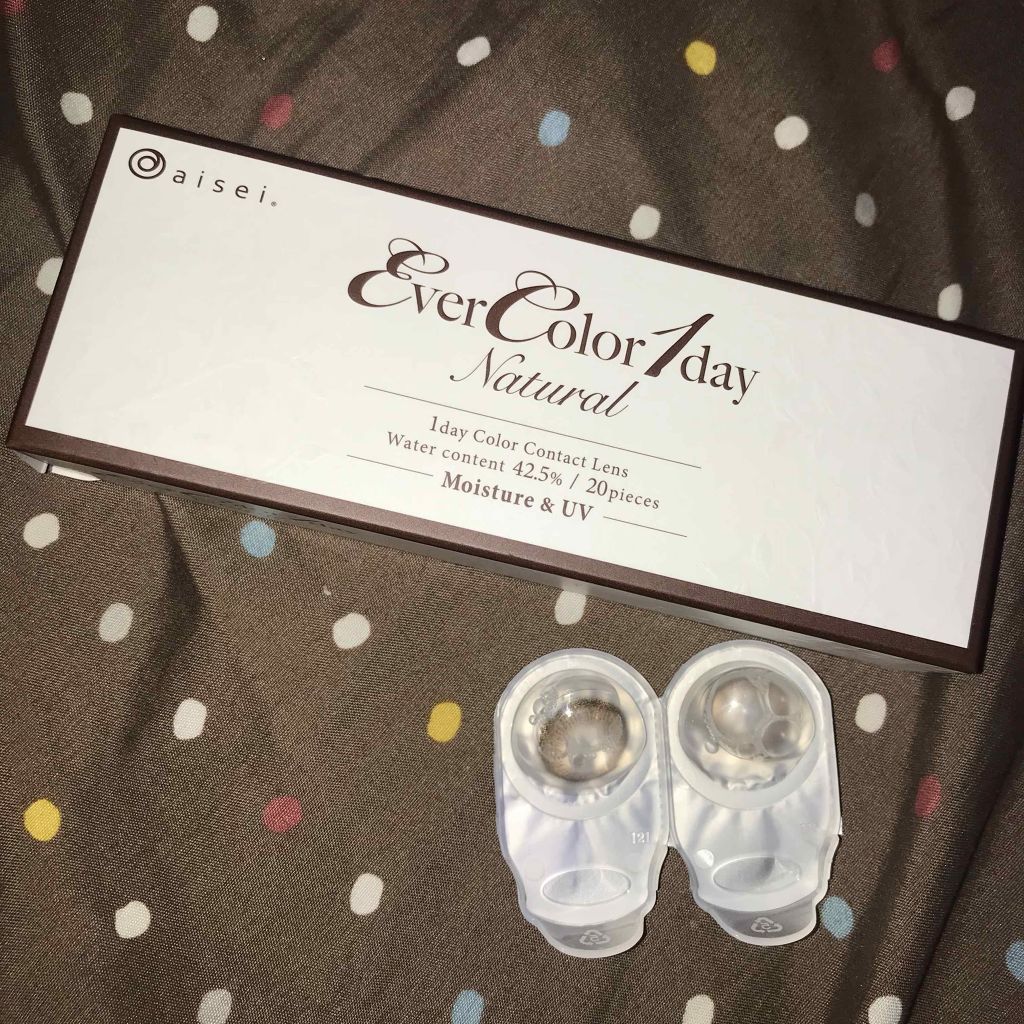 エバーカラーワンデー ナチュラル/エバーカラー/ワンデー（１DAY）カラコンを使ったクチコミ（1枚目）