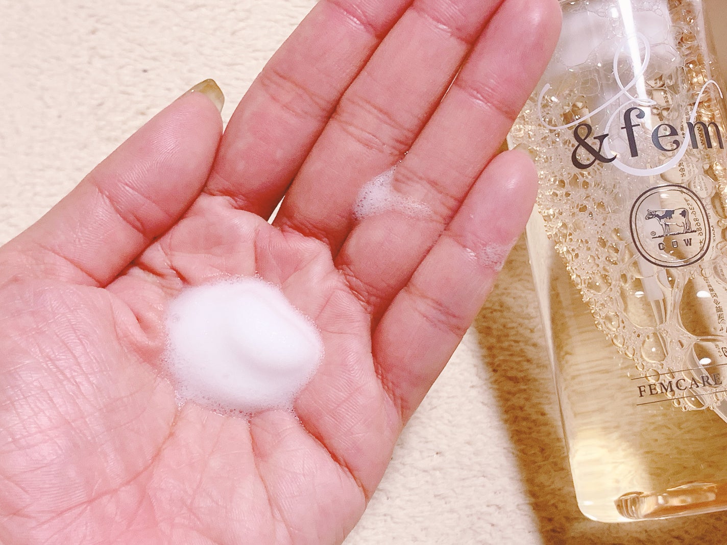 アンドフェム フェムケア泡ソープ/&fem/デリケートゾーンケアを使ったクチコミ(3枚目)