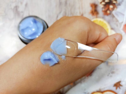 ミッドナイトブルーカーミングクリーム/Klairs/フェイスクリームを使ったクチコミ(2枚目)