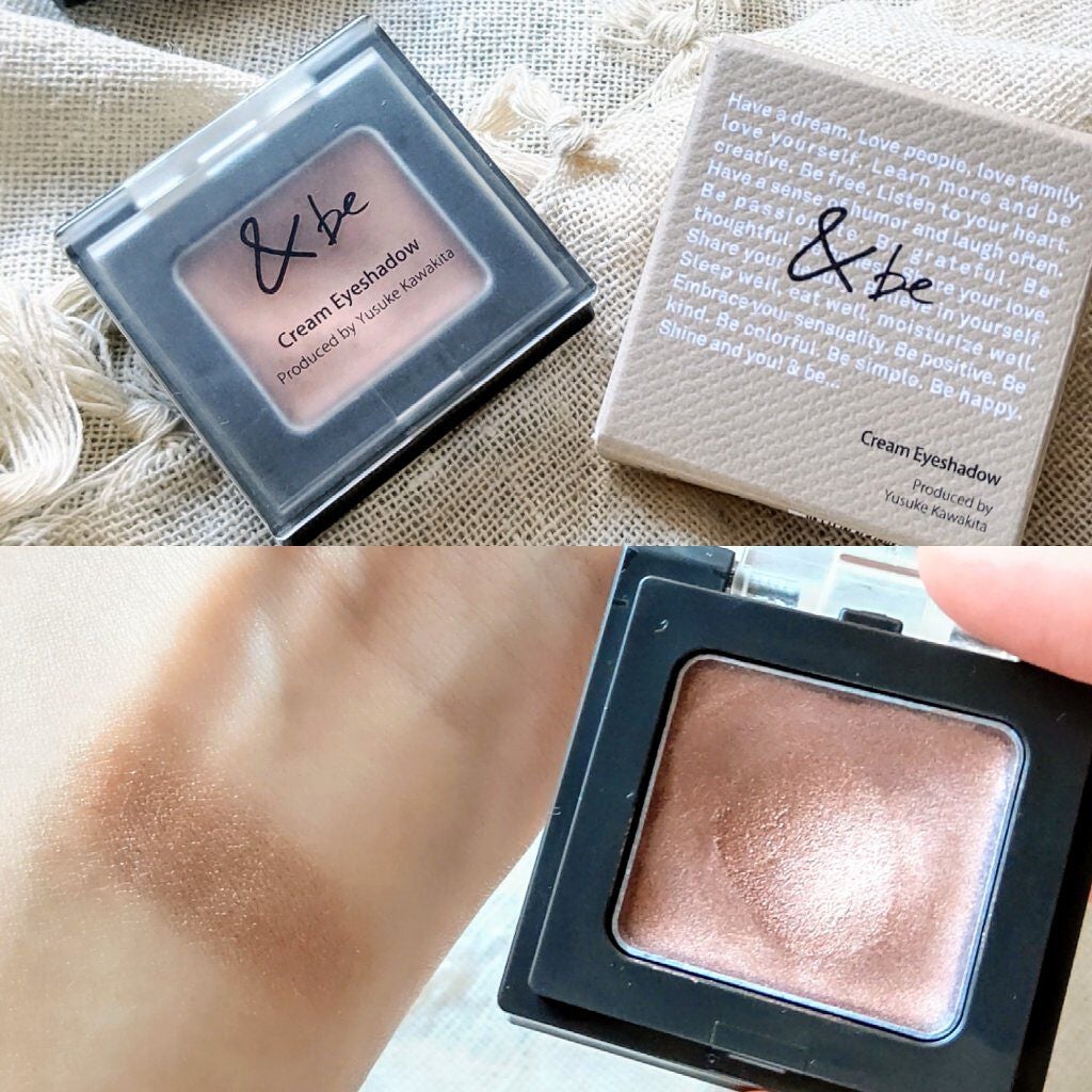 &be クリームアイシャドウ/&be/ジェル・クリームアイシャドウを使ったクチコミ(1枚目)