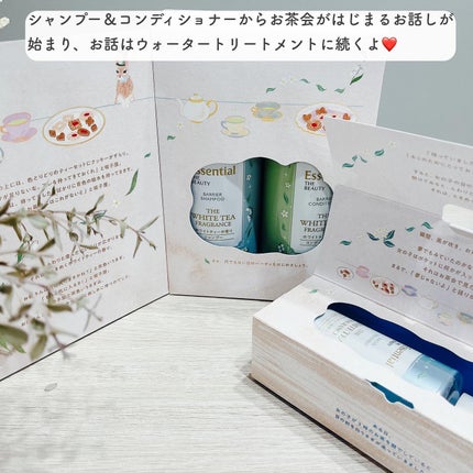 エッセンシャル ザビューティ 髪のキメ美容ウォータートリートメント ホワイトティーの香り/エッセンシャル/アウトバストリートメントを使ったクチコミ(3枚目)