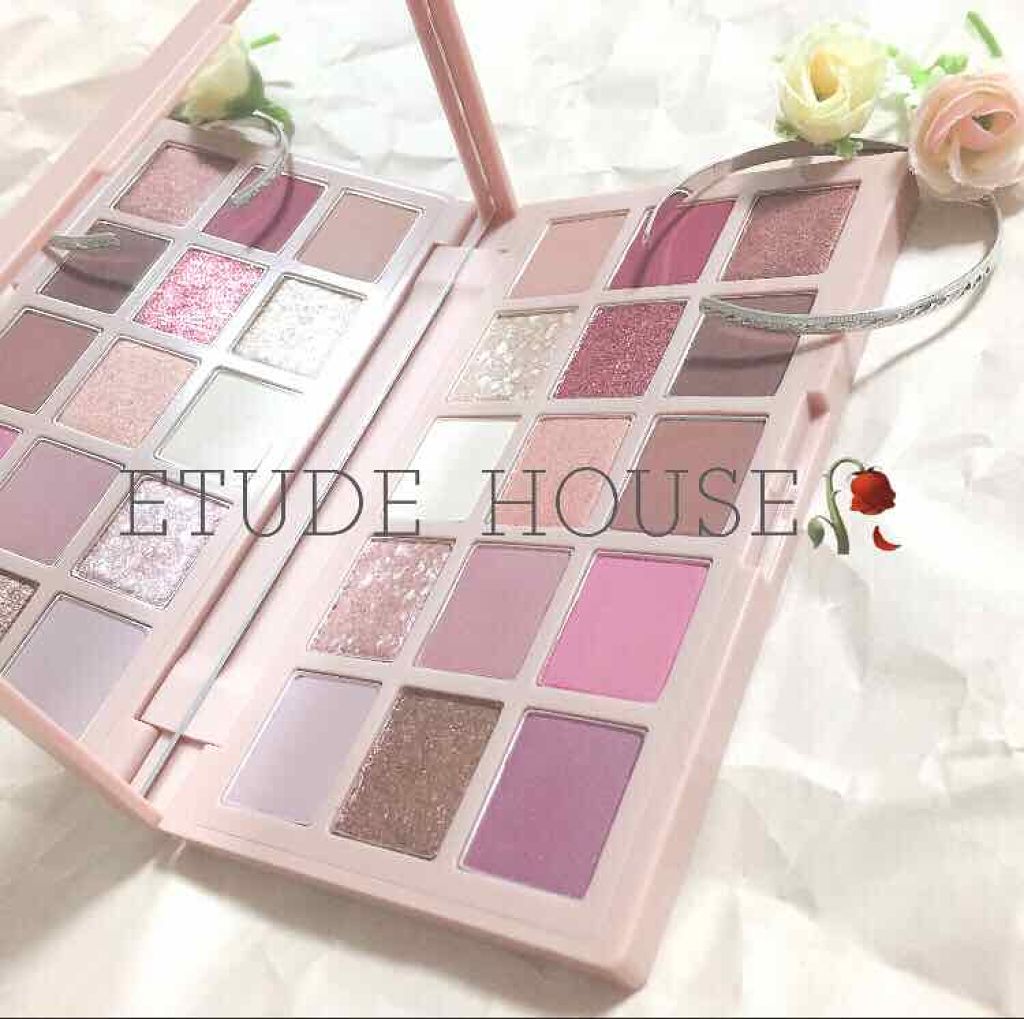 プレイカラーアイパレット ローズボム/ETUDE/アイシャドウパレットを使ったクチコミ(1枚目)