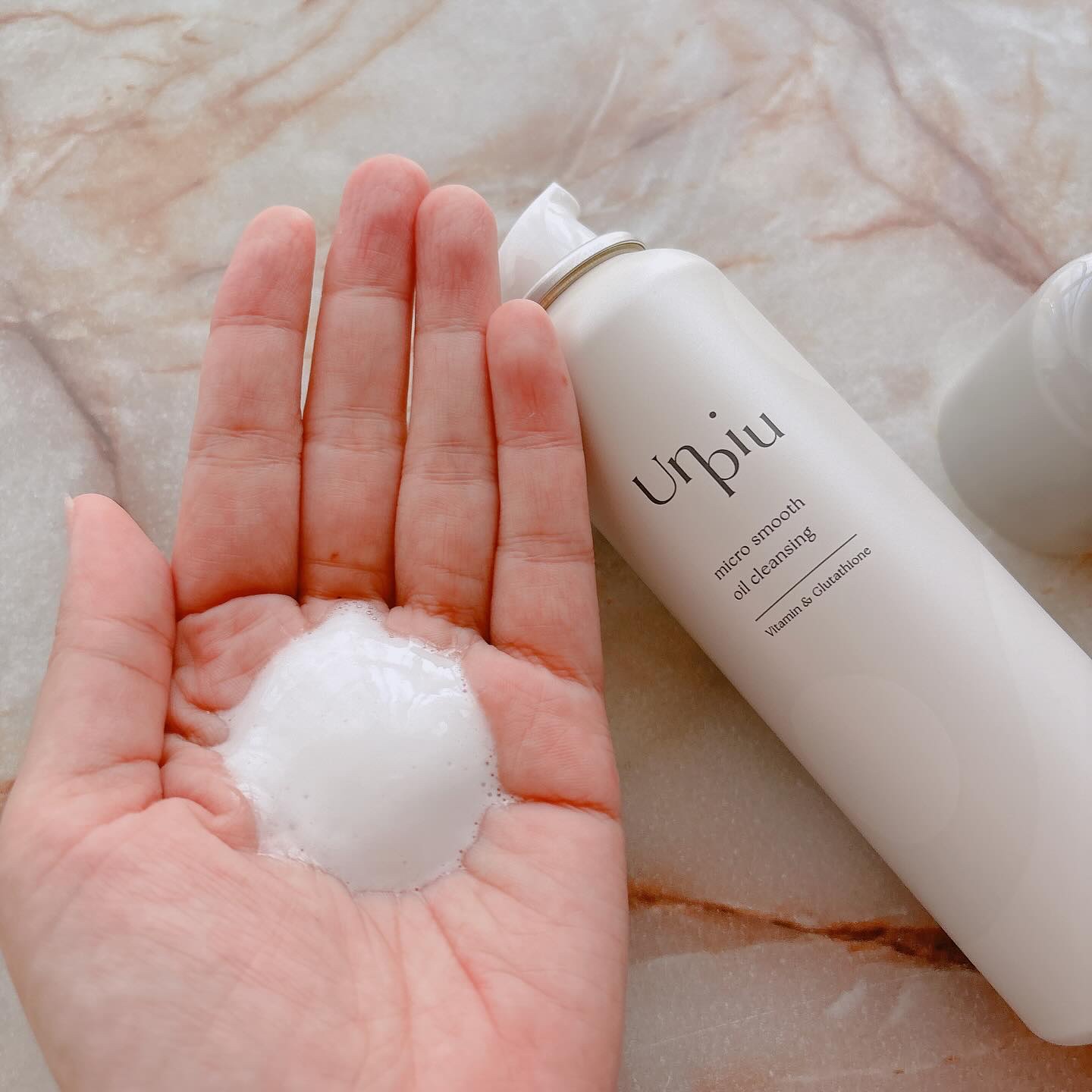 アンピュ 炭酸 オイルクレンジング/Unpiu/オイルクレンジングを使ったクチコミ（3枚目）