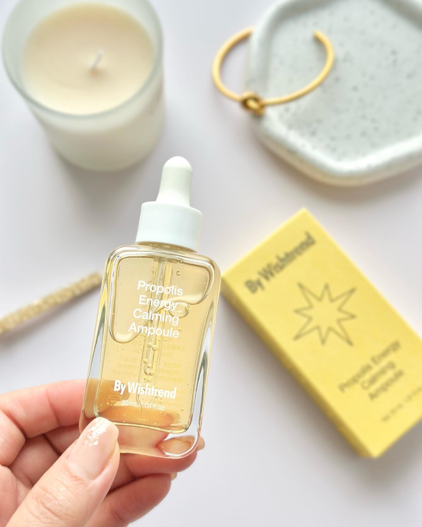 プロポリスエナジーカーミングアンプル/By Wishtrend/美容液を使ったクチコミ(2枚目)