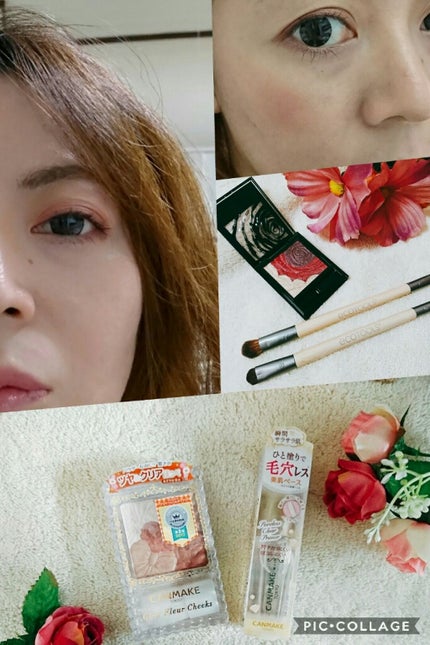 グロウフルールチークス/キャンメイク/パウダーチークを使ったクチコミ(1枚目)