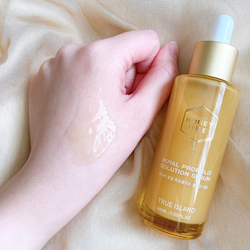 ハニービーロイヤルプロポリスセラム/TRUE ISLAND/美容液を使ったクチコミ(5枚目)