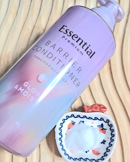 エッセンシャル プレミアム うるおいバリアシャンプー/コンディショナー グロウ&モイスト/エッセンシャル/市販シャンプーを使ったクチコミ(4枚目)