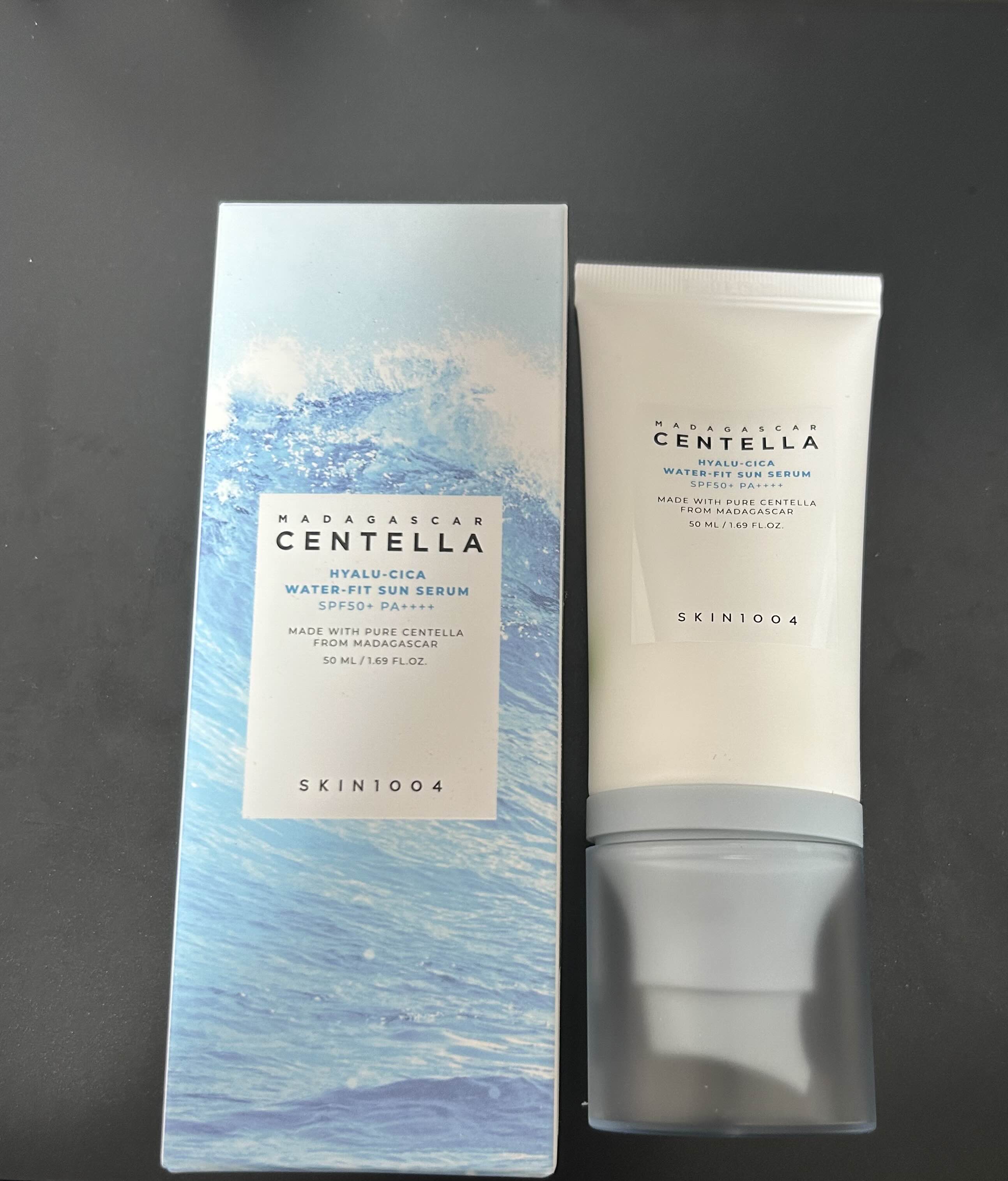 ヒアルーシカ ウォーターフィット サンセラム/SKIN1004/日焼け止めローションを使ったクチコミ（1枚目）