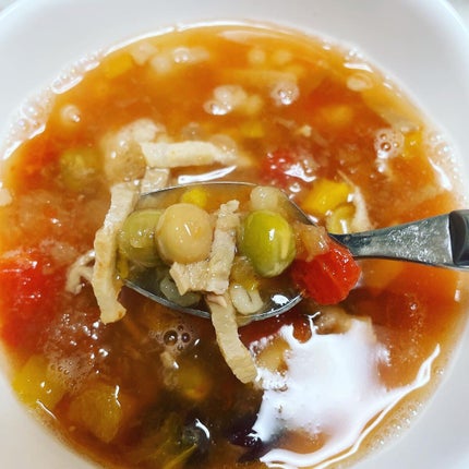 もち麦スープ/ラコックマルシェ/低糖質食品を使ったクチコミ(6枚目)