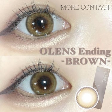 〖じんわりナチュラル発色！〗

\NewJeans着用カラコン！/
⁡
❤︎OLENS Ending <BROWN>
✓DIA 14.2mm
✓BC 8.7mm
✓着色直径 13.2mm
✓含水率 38