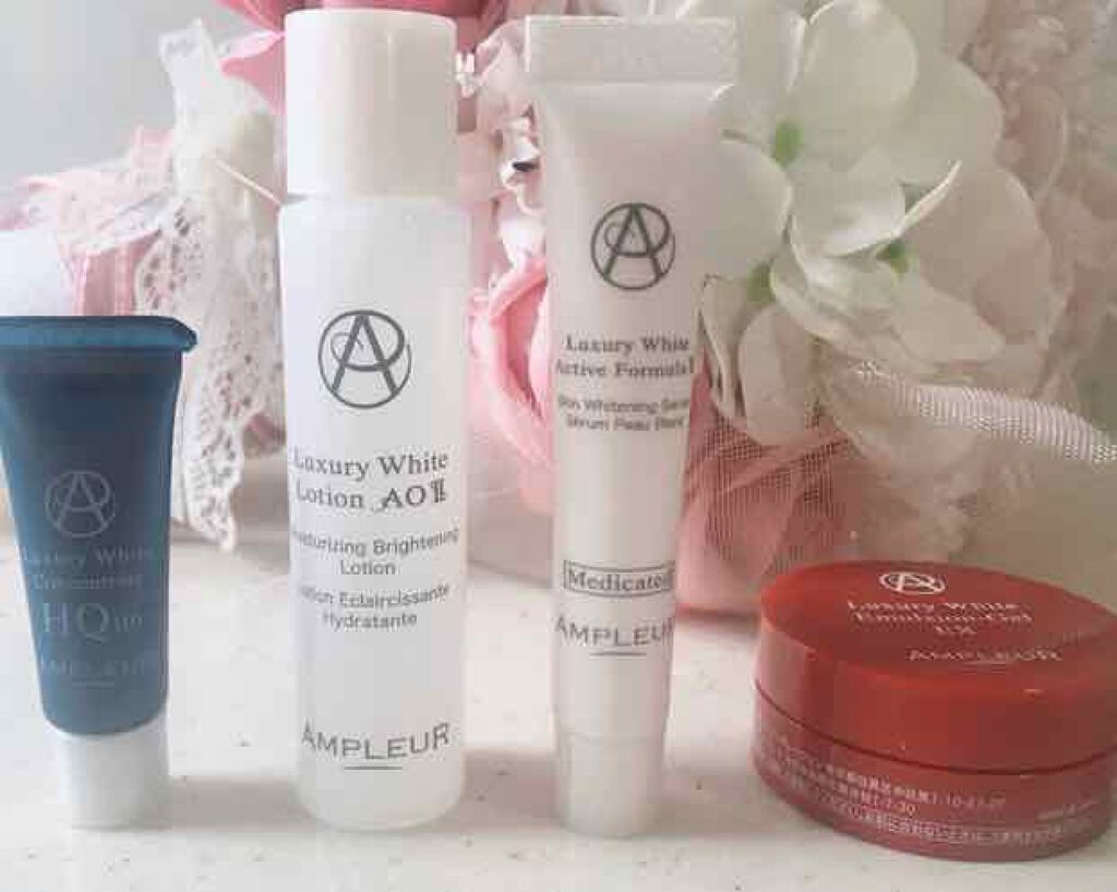 ラグジュアリーホワイト トライアルキット/アンプルール/トライアルキットを使ったクチコミ(1枚目)