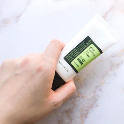 アロエスージングUVクリーム SPF50+ PA+++/COSRX/日焼け止めクリームを使ったクチコミ(5枚目)
