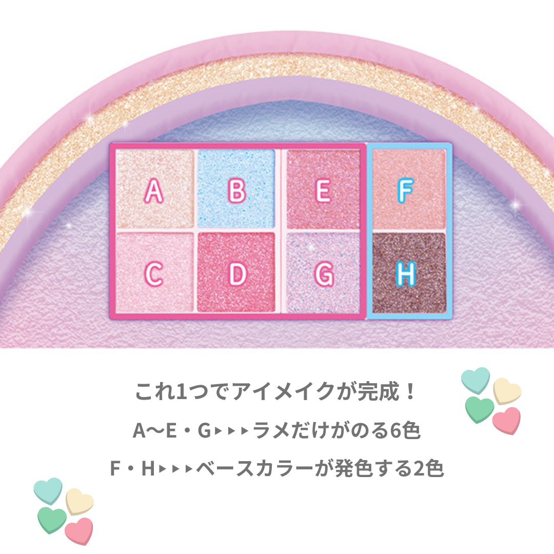 プティパレットアイズ(スパークリングタイプ)/キャンメイク/アイシャドウを使ったクチコミ(4枚目)