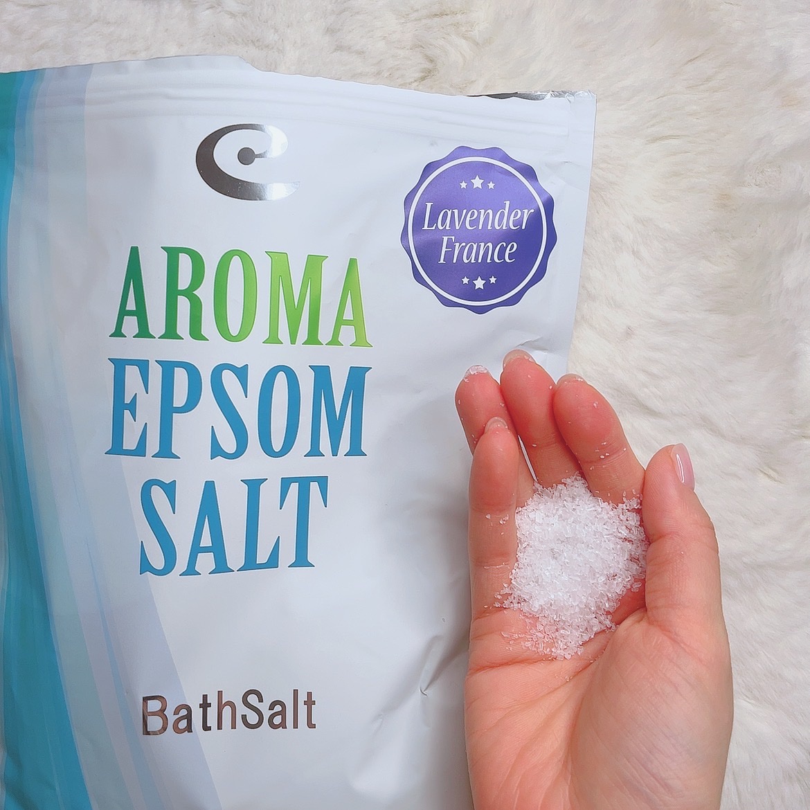 Epsom Salt (エプソムソルト) 国産(岡山県産)/EARTH CONSCIOUS (アースコンシャス)/無機塩系入浴剤を使ったクチコミ（1枚目）