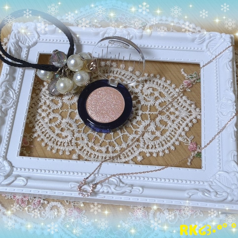 グリッター シャドウ カラー/rom&nd/グリッターを使ったクチコミ(2枚目)