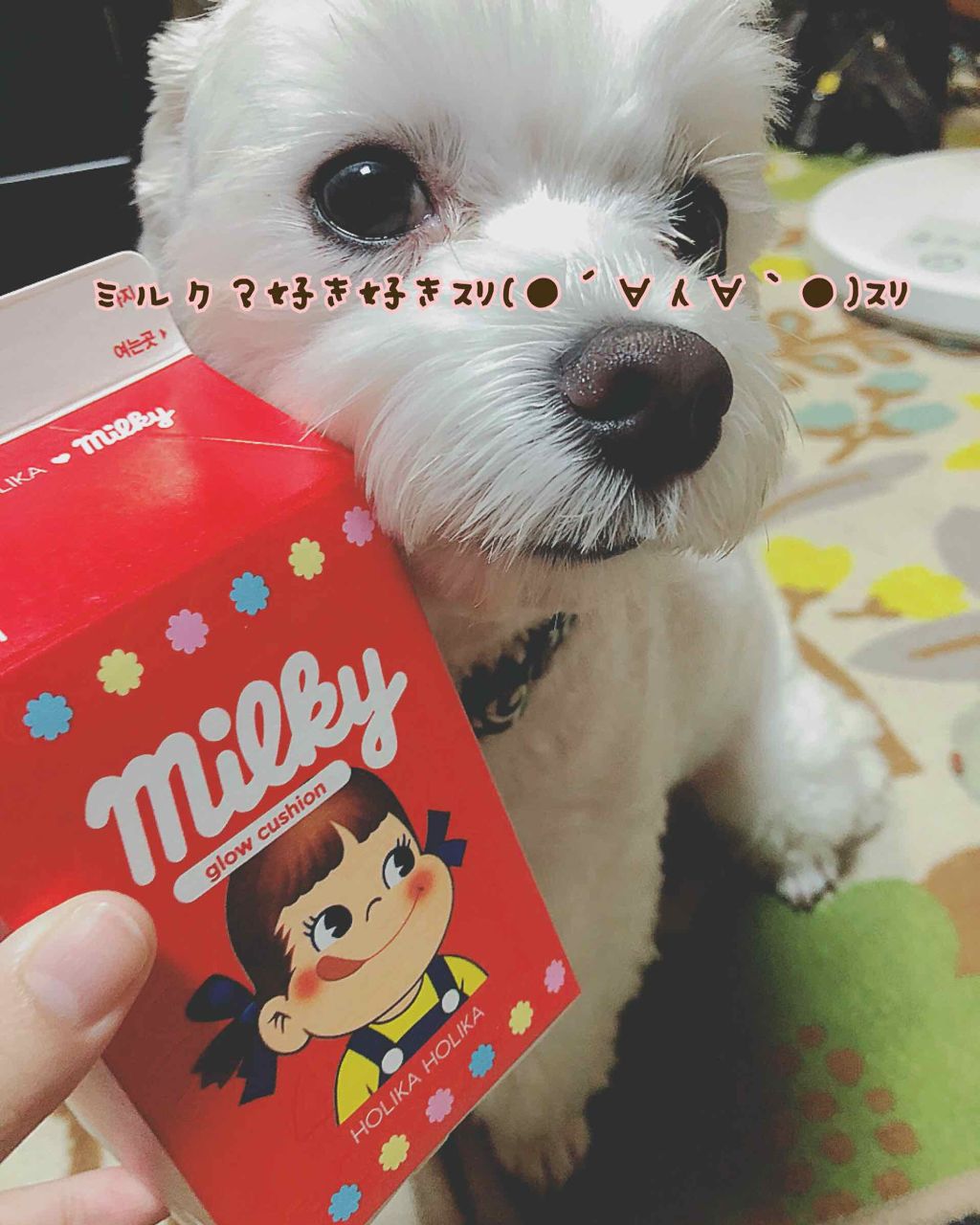 ペコちゃん ハードカバーグロウクッション/HOLIKA HOLIKA/クッションファンデーションを使ったクチコミ（1枚目）