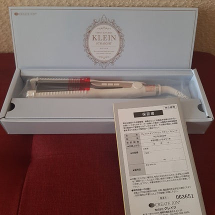 クレイツイオン アイロン クラインストレート/CREATE ION/ストレートアイロンを使ったクチコミ(6枚目)