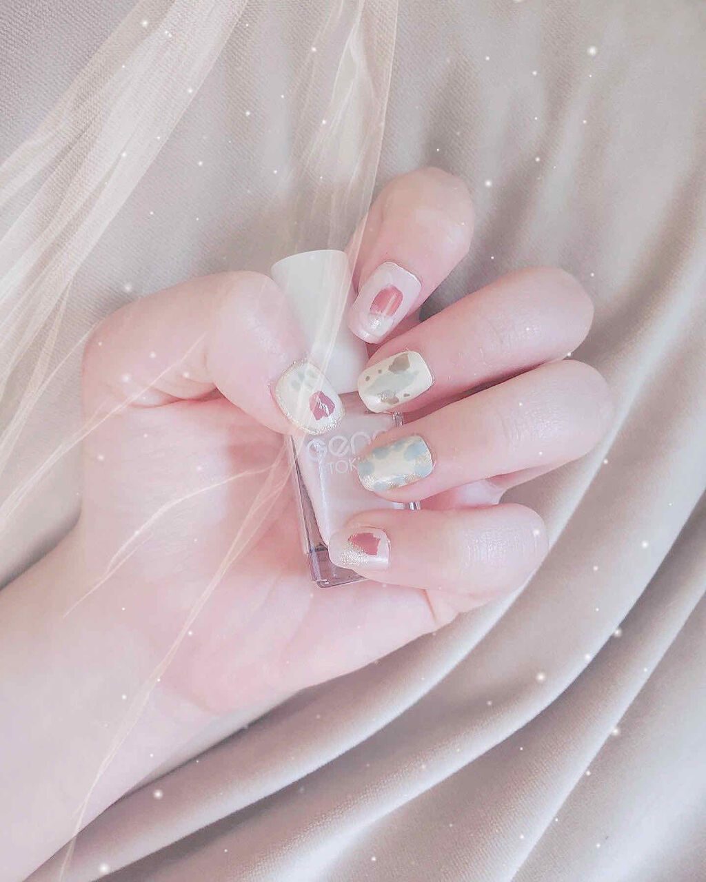 gene TOKYO ネイル/DAISO/マニキュアを使ったクチコミ（3枚目）