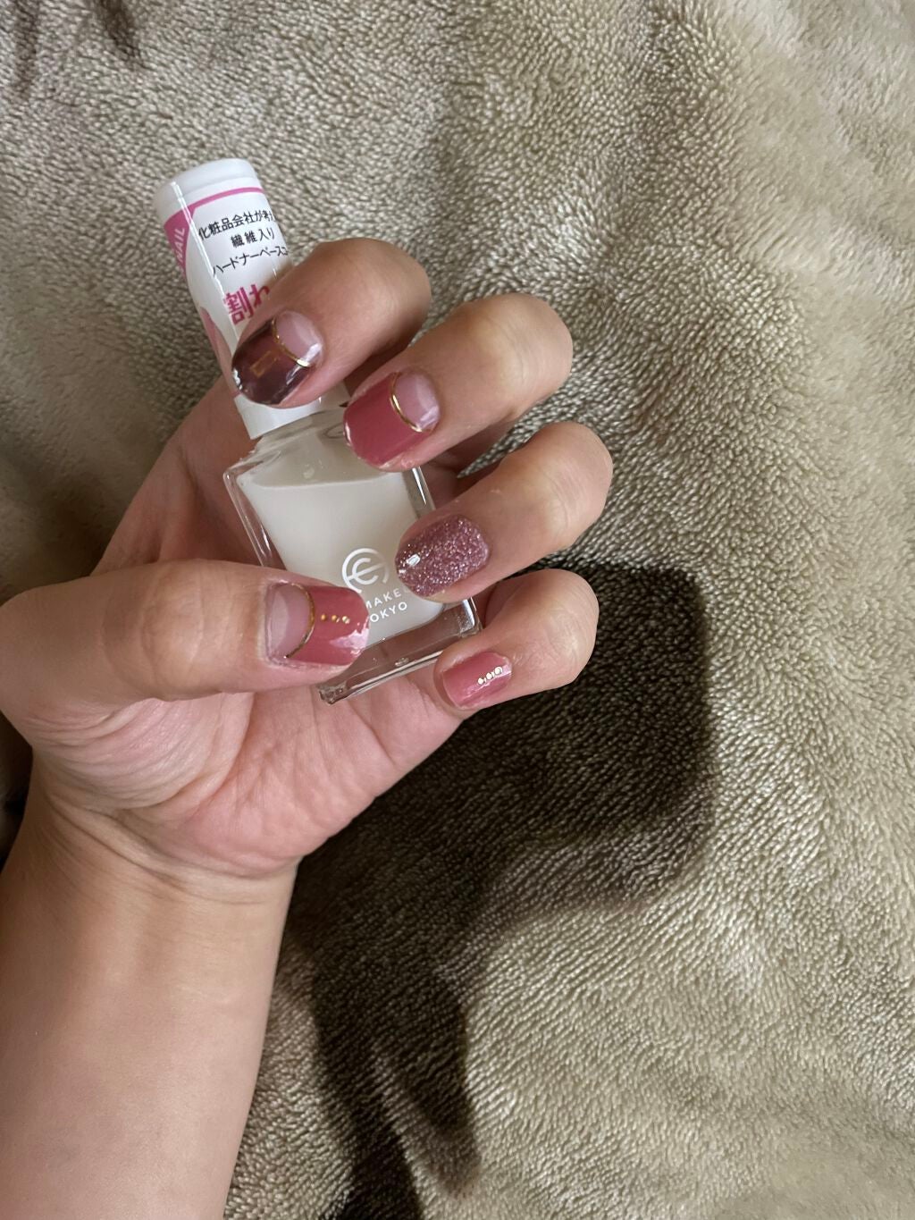 ジェルネイルシール/キャンドゥ/ネイルシールを使ったクチコミ(3枚目)