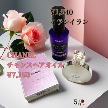 チャンス オー タンドゥル ヘア オイル/CHANEL/ヘアオイルを使ったクチコミ（1枚目）