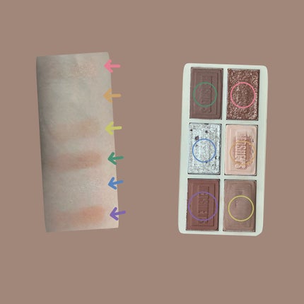 ハーシー プレイカラーアイズミニ/ETUDE/アイシャドウパレットを使ったクチコミ(3枚目)