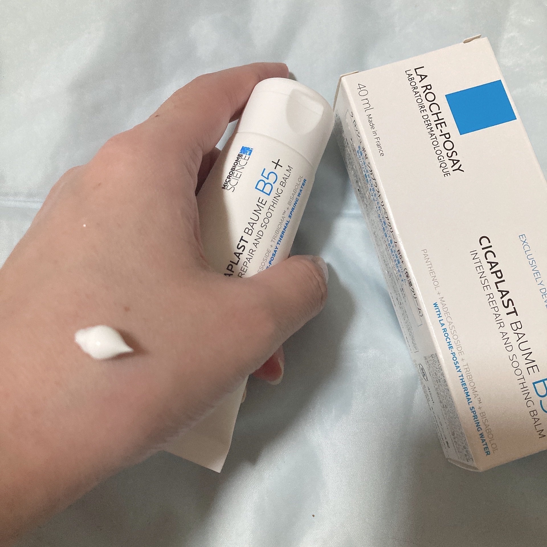 シカプラスト リペアクリーム B5+	/ラ ロッシュ ポゼ/フェイスクリームを使ったクチコミ（2枚目）