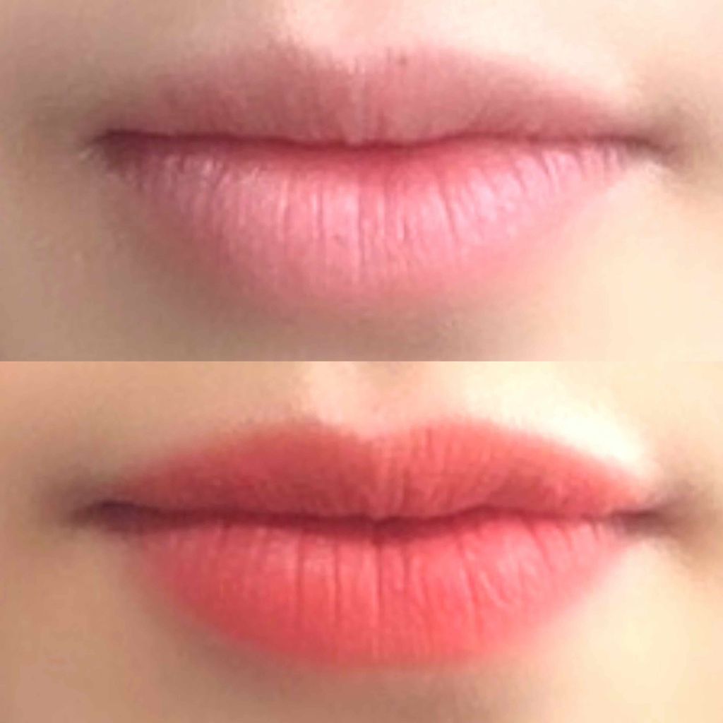 ビビッドコットン インクティント/innisfree/口紅を使ったクチコミ（2枚目）