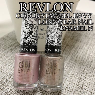 カラーステイ ジェル エンビー ロングウェア ネイル エナメル N 810 シルキー ネグリジェ(限定色)/REVLON/マニキュアを使ったクチコミ（1枚目）