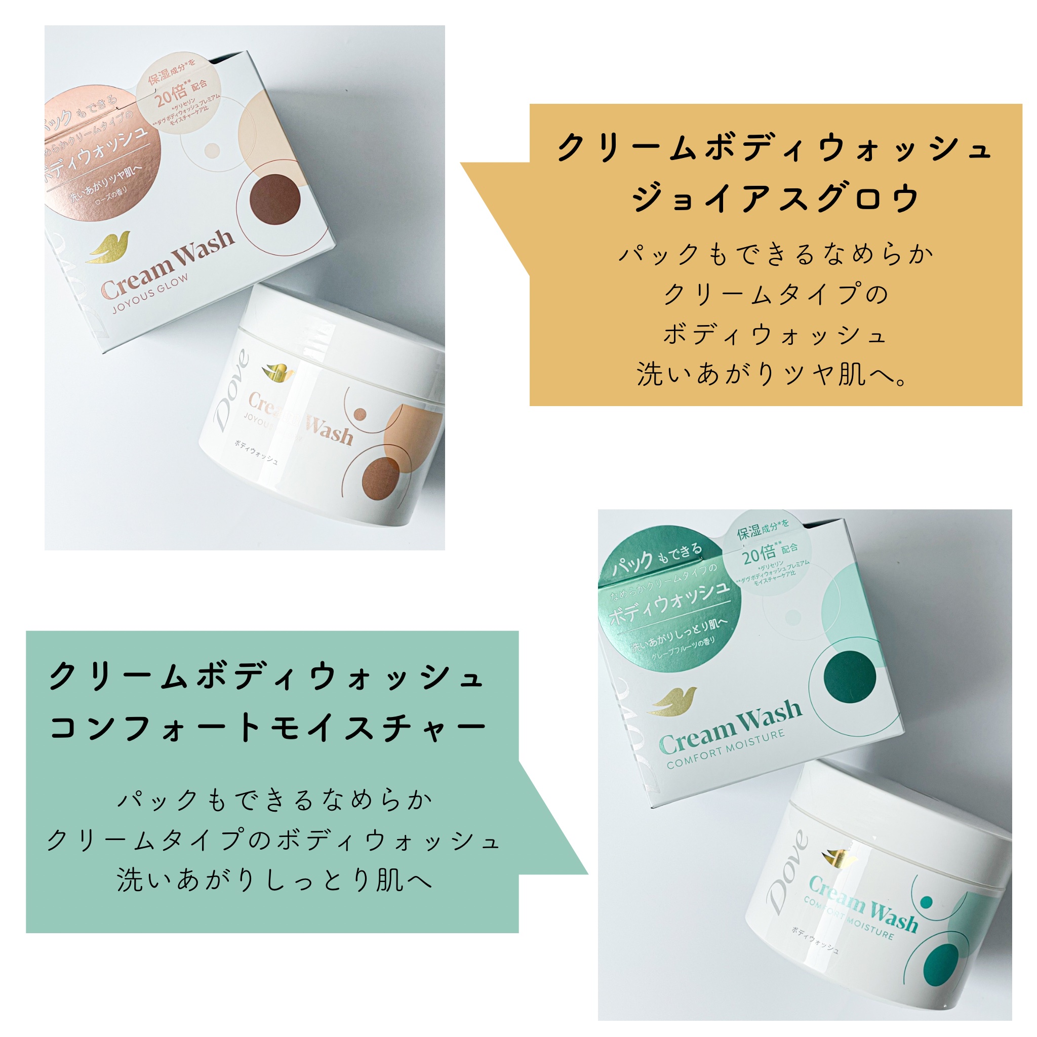 ダヴ クリームボディウォッシュ ジョイアスグロウ/ダヴ/ボディソープを使ったクチコミ（2枚目）