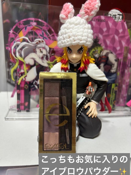 スタイリング パウダーアイブロウ/excel/パウダーアイブロウを使ったクチコミ(4枚目)