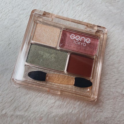 GENE TOKYO リラクシーアイシャドウ/DAISO/アイシャドウパレットを使ったクチコミ(1枚目)