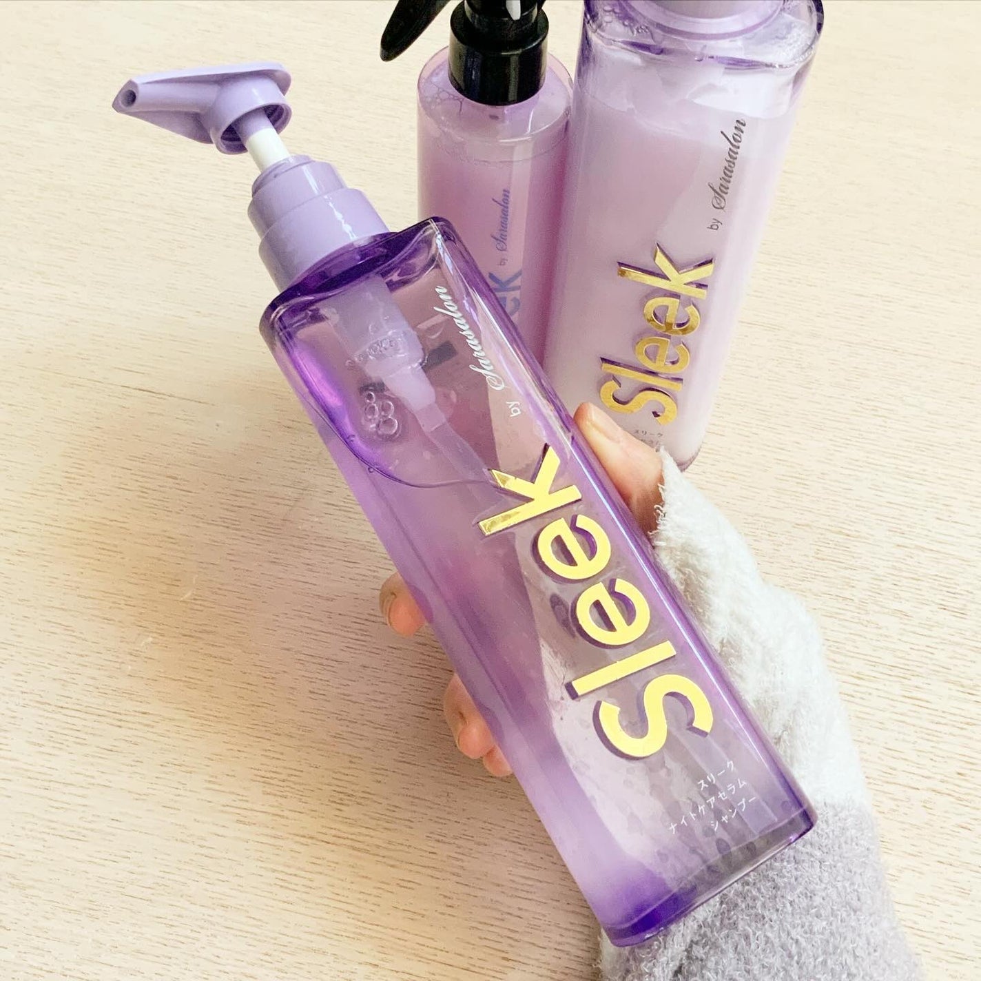 スリークバイサラサロン ナイトケアセラム シャンプー/トリートメント/スリーク by サラサロン/市販シャンプーを使ったクチコミ(5枚目)