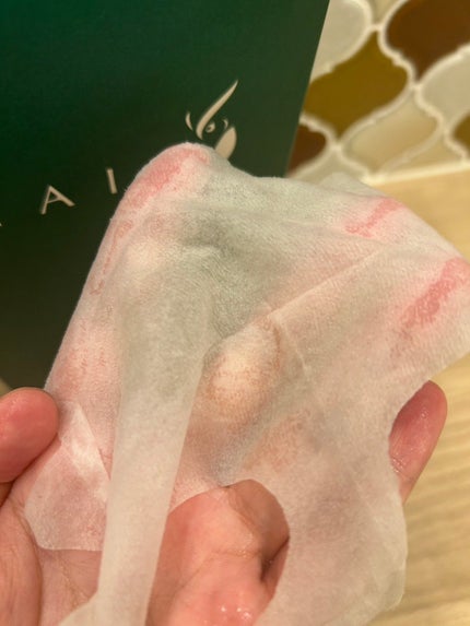 酒粕フェイスマスク 7枚入り(個包装)/NAIA/シートマスク・パックを使ったクチコミ(2枚目)