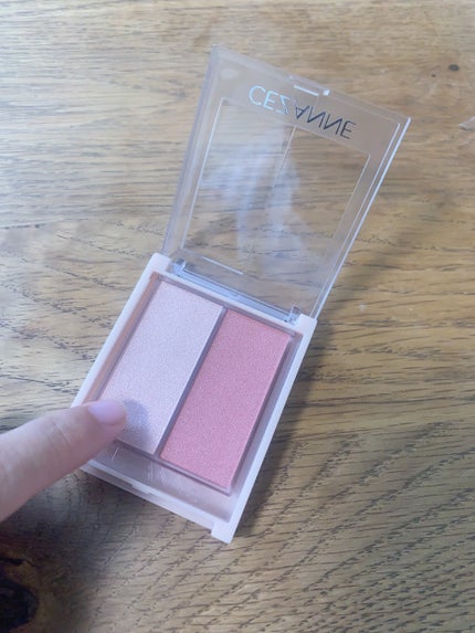 フェイスグロウカラー/CEZANNE/クリームハイライトを使ったクチコミ(2枚目)