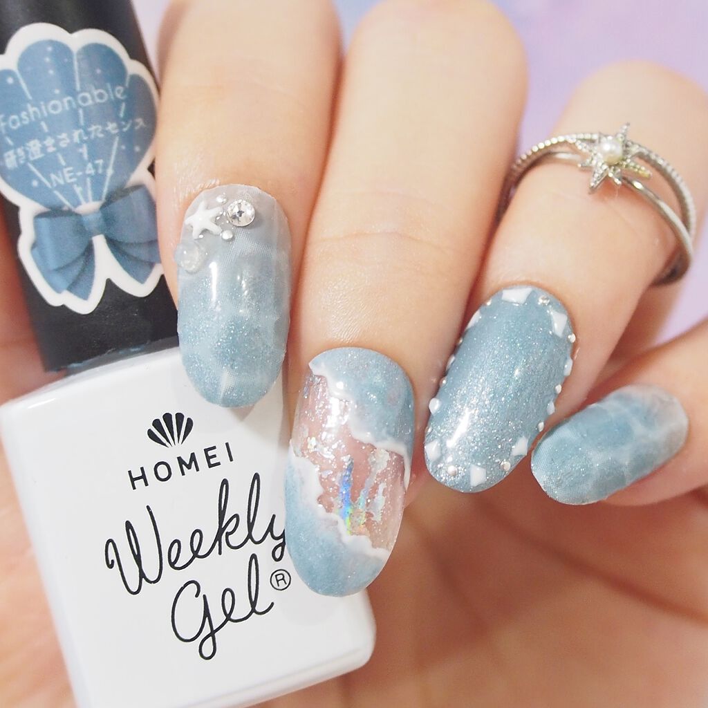 ネイルシール/DAISO/ネイルシールを使ったクチコミ（1枚目）