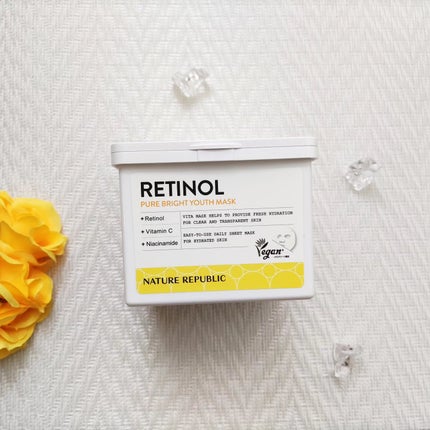 キューブマスク レチノール/ネイチャーリパブリック/シートマスク・パックを使ったクチコミ(1枚目)