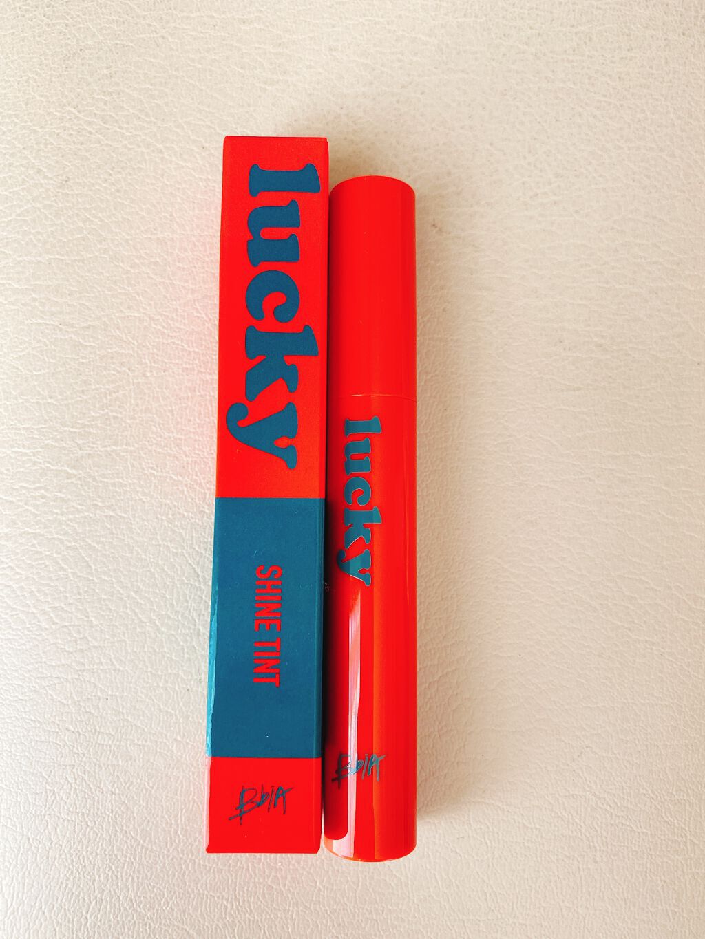 ラッキーシャインティント 04 強運/BBIA/リップティントを使ったクチコミ（1枚目）