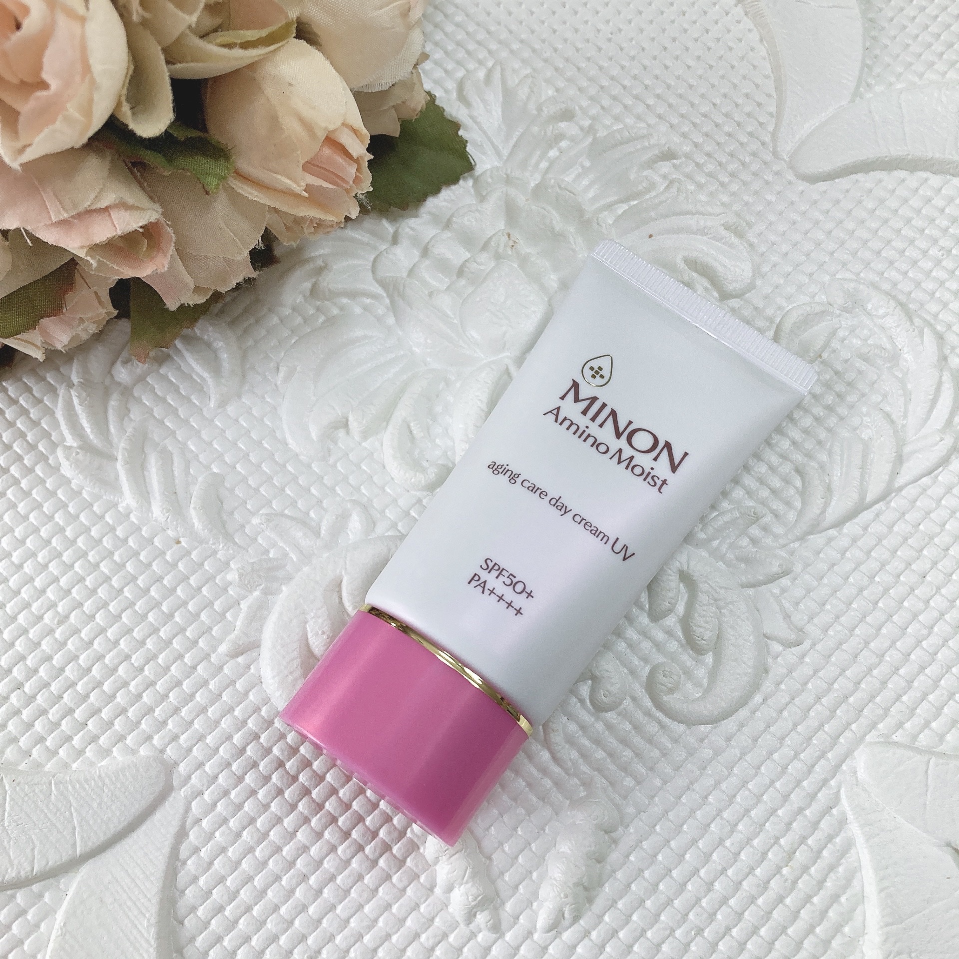 ミノン アミノモイスト エイジングケア デイクリームUV/ミノン/日焼け止めクリームを使ったクチコミ（2枚目）
