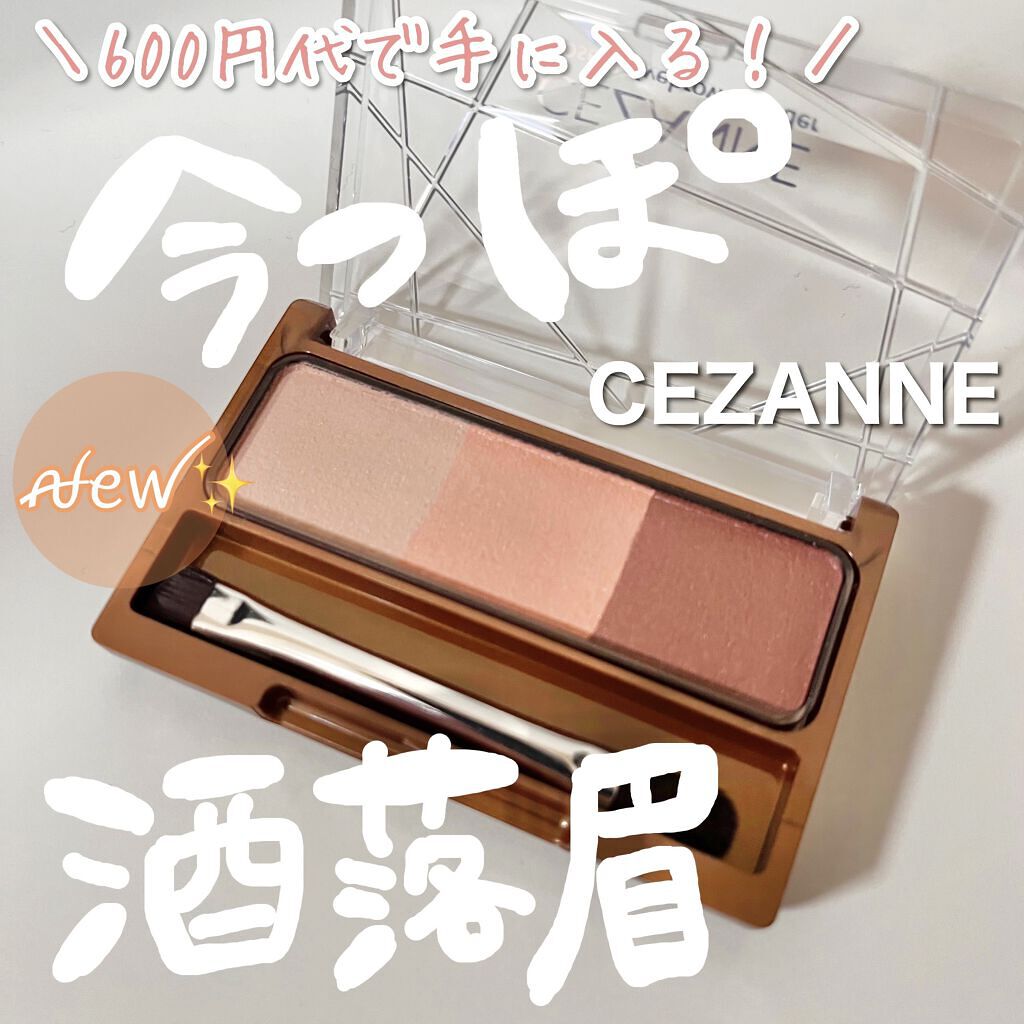 ノーズ＆アイブロウパウダー/CEZANNE/パウダーアイブロウを使ったクチコミ（1枚目）