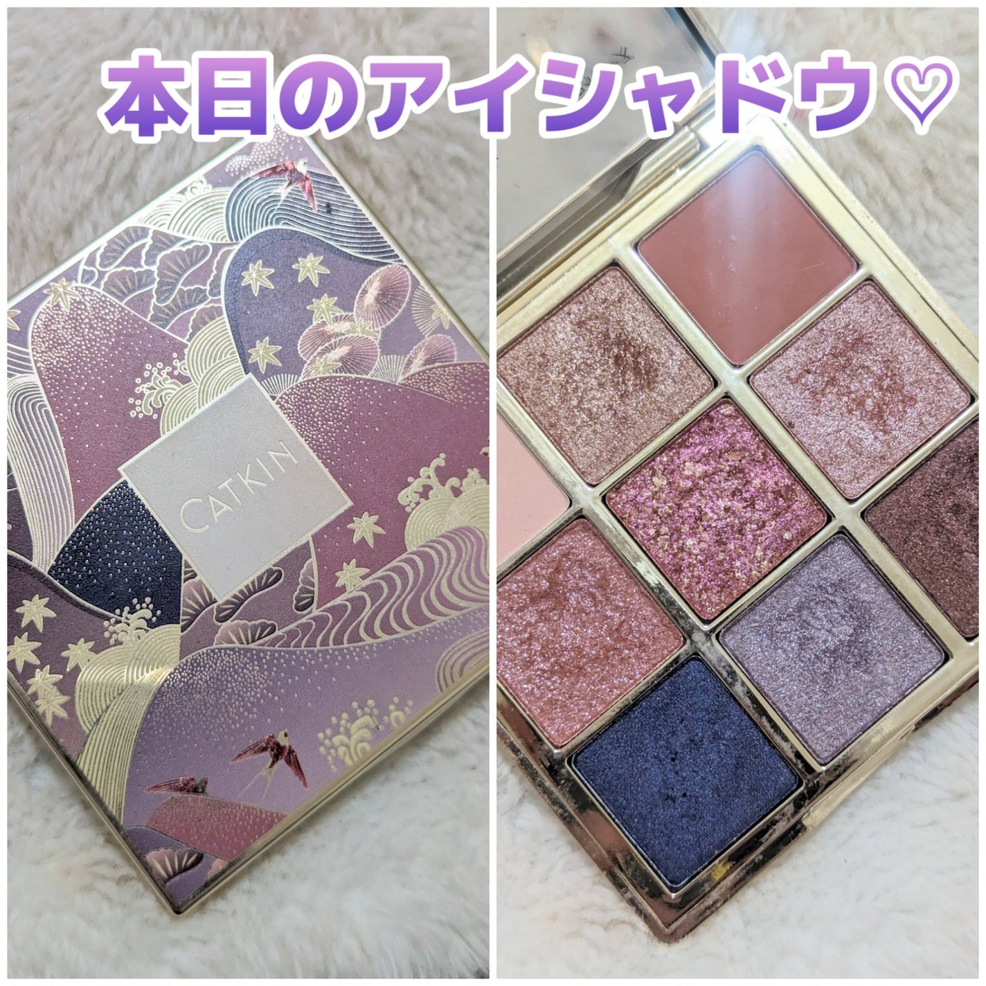 長相思シリーズ 9色アイシャドウパレット/CATKIN/アイシャドウパレットを使ったクチコミ(1枚目)