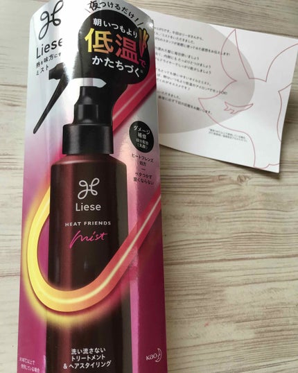 熱を味方にするミスト/リーゼ/ヘアミストを使ったクチコミ(1枚目)