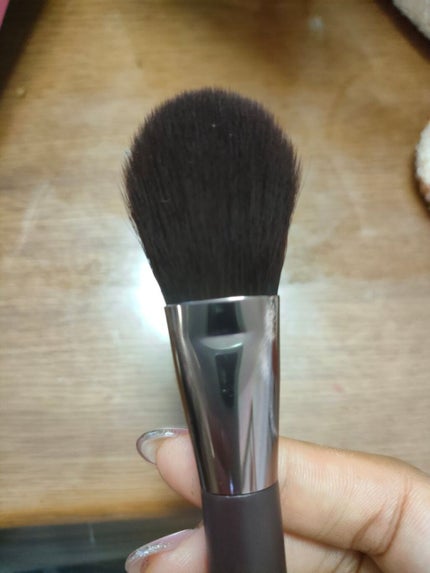 ハイライトチークブラシ/excel/メイクブラシを使ったクチコミ(2枚目)