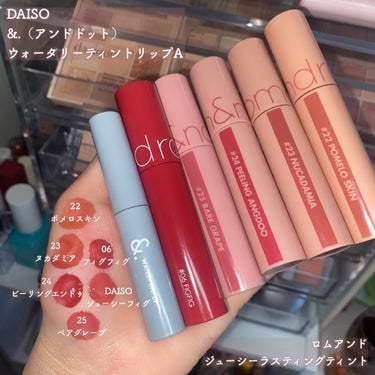 &.ウォータリーティントリップ/DAISO/リップグロスを使ったクチコミ（2枚目）