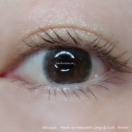 ムードアップマスカラ ロング&カール/dasique/マスカラを使ったクチコミ(8枚目)