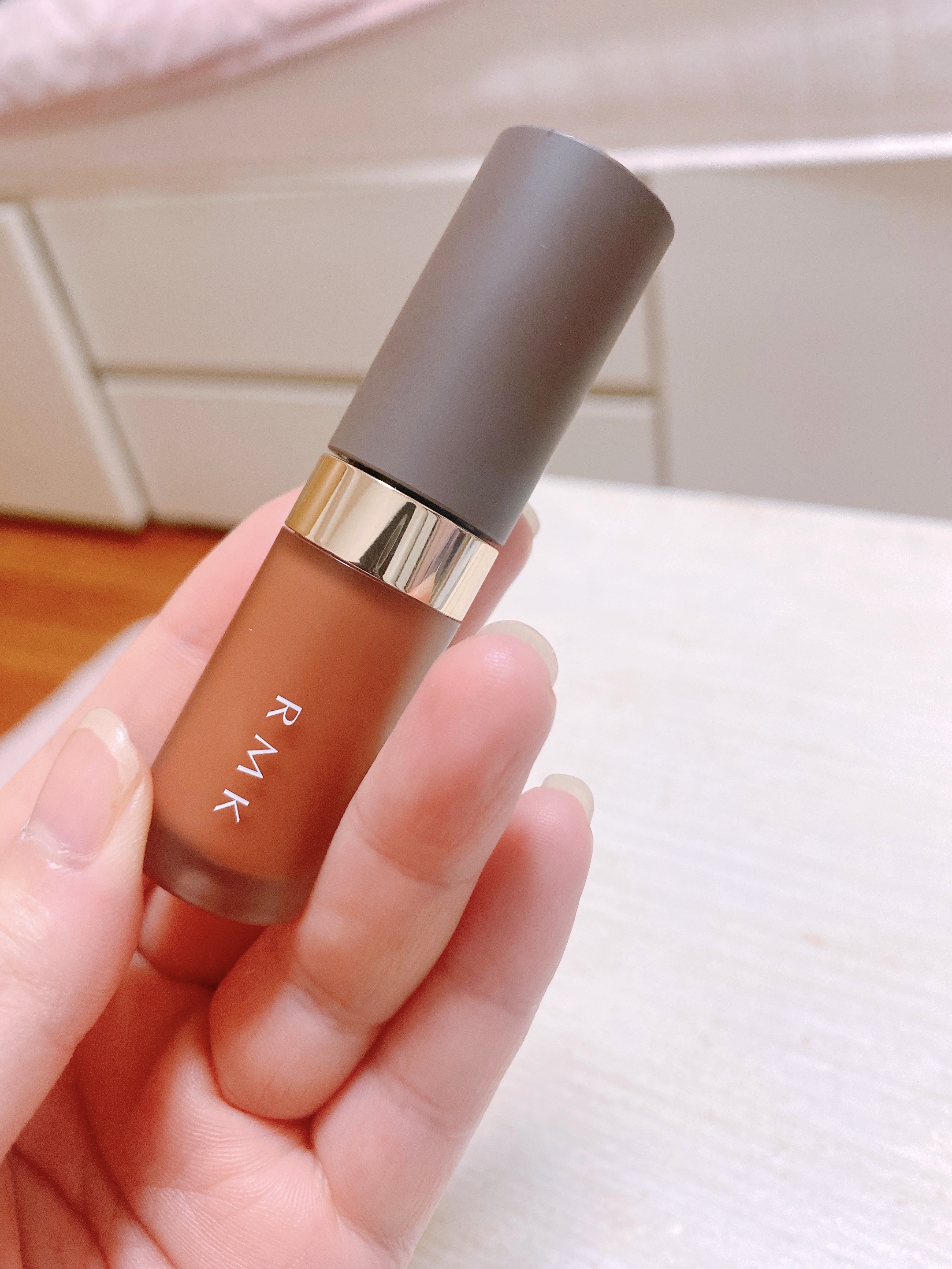 RMK リクイド リップカラー 01 シアー セピア/RMK/口紅を使ったクチコミ（1枚目）