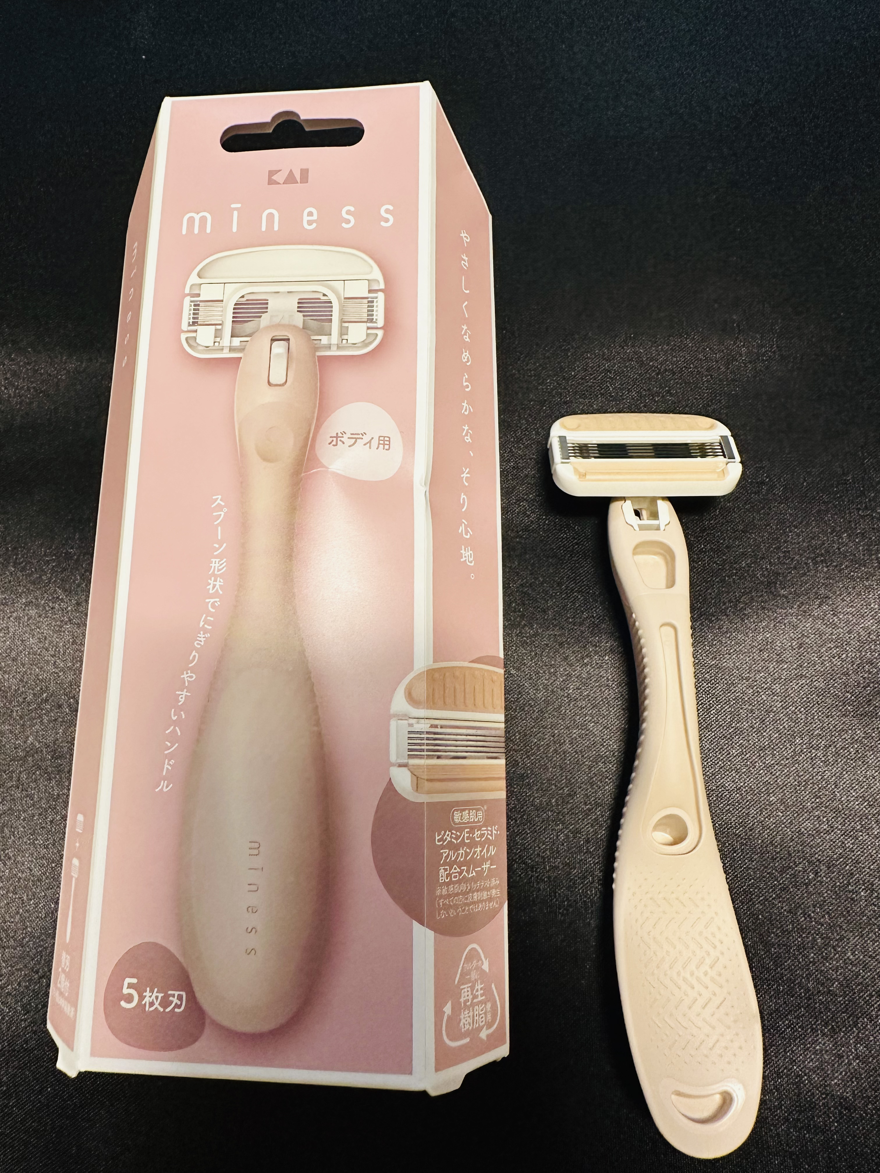 miness ボディ用カミソリ 替刃2個付/貝印/シェーバーを使ったクチコミ（1枚目）